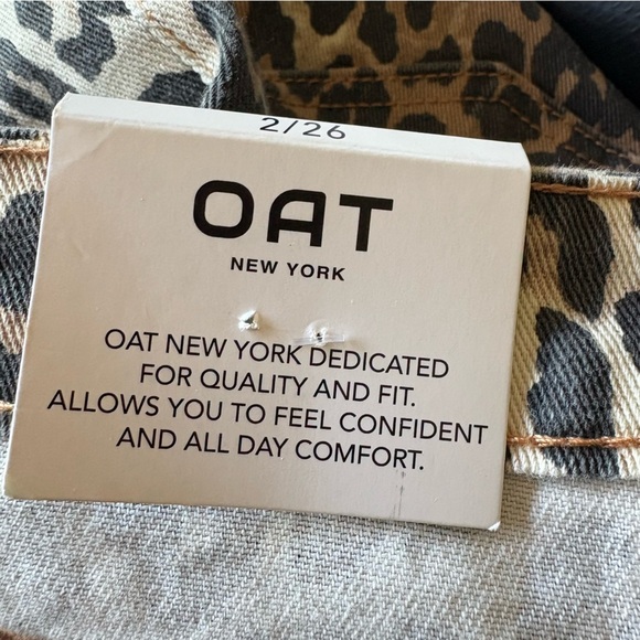 Oat New York Animal Print Mid rise slim fit - Picture 13 of 13